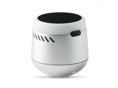 Колонка Bluetooth с подсветкой Tambor тускло-серебряный
